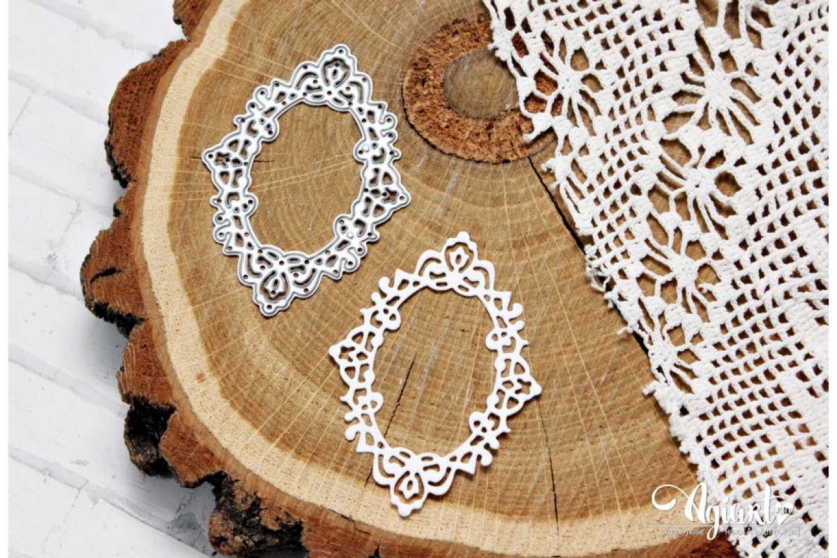 Нож для вырубки Agiart "Ажурная рамочка малая"