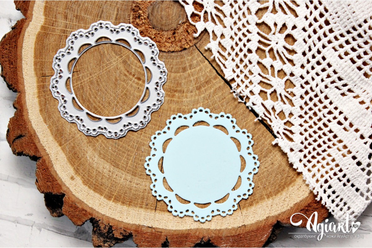 Нож для вырубки Agiart "Салфетка №8-MINI"