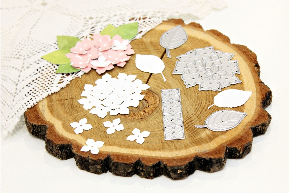 Нож для вырубки Agiart "Соцветие гортензии"