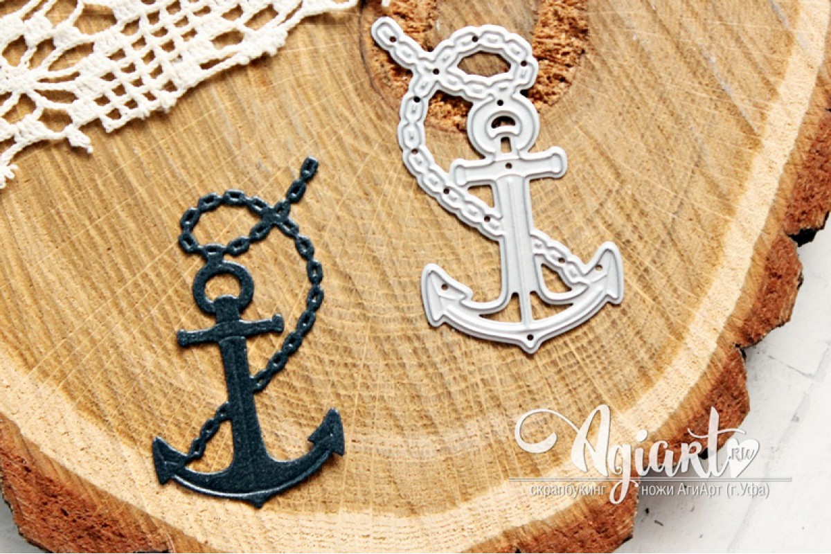 Нож для вырубки Agiart "Якорь"