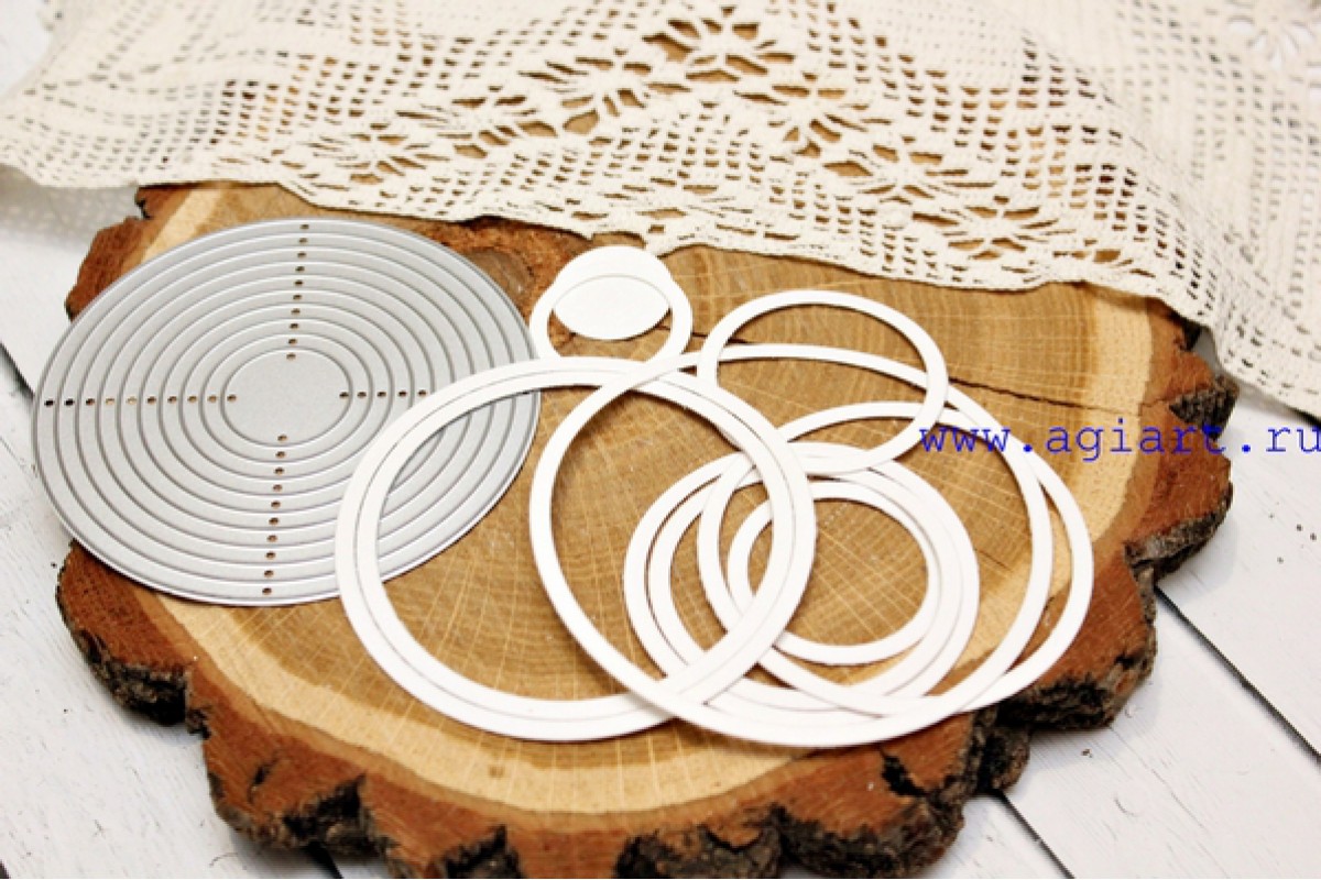 Нож для вырубки Agiart "Кольца для шейкеров"