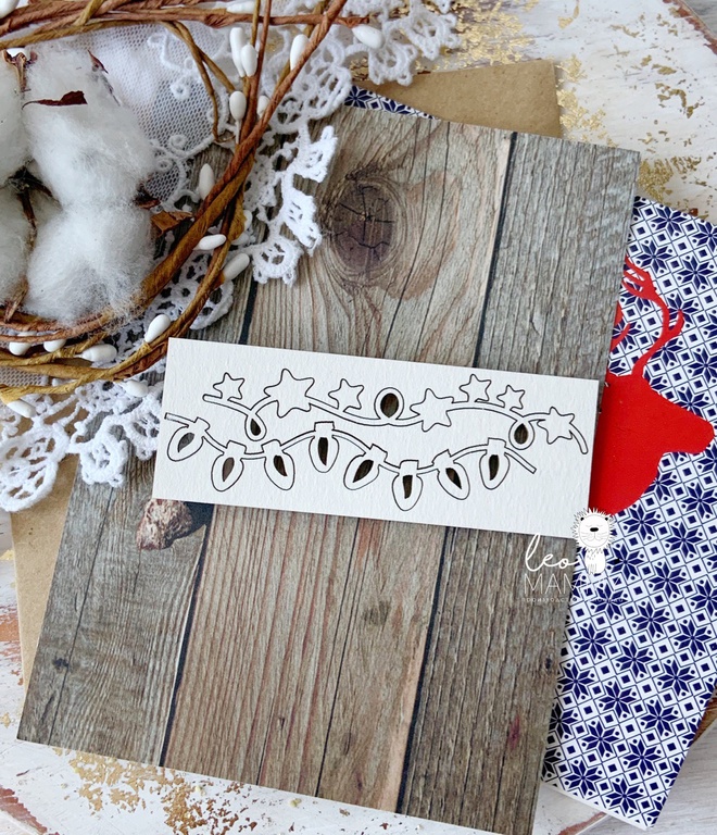 Чипборд LeoMAMMY "Набор из 2 Гирлянд"