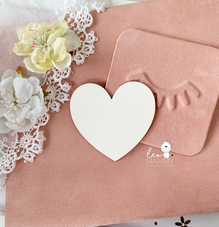 Заготовка для тиснения "Сердечко"