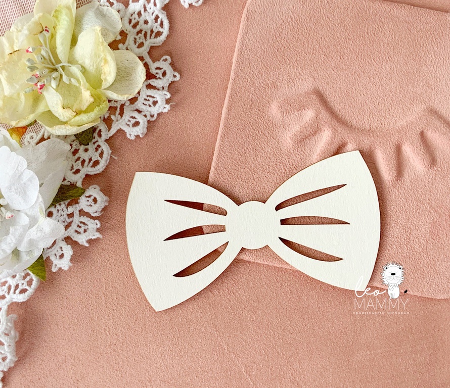 Заготовка для тиснения "Бантик"