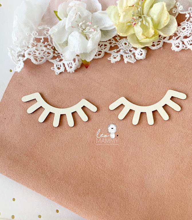 Заготовка для тиснения "Реснички"