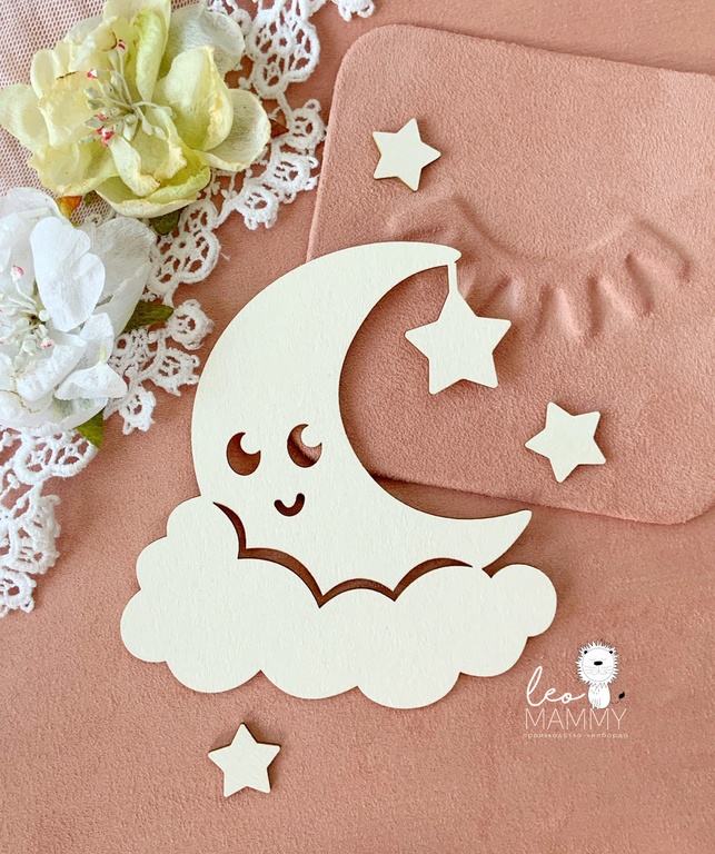 Заготовка для тиснения "Месяц со Звездами"