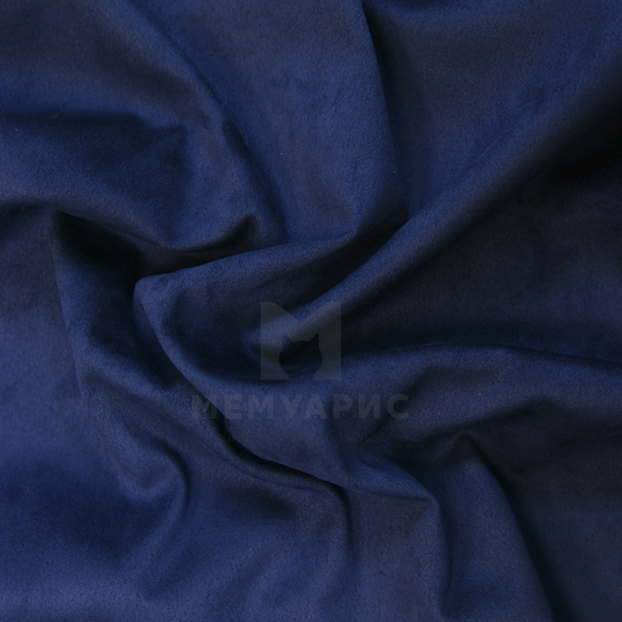 Замша двусторонняя, отрез 35 х 50 см, цвет Индиго