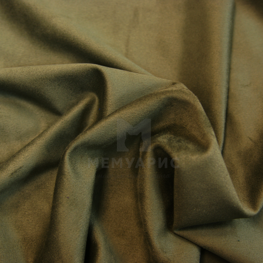 Замша двусторонняя, отрез 35 х 50 см, цвет Милитари