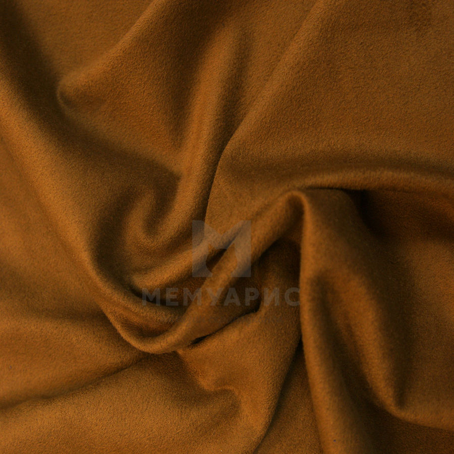 Замша двусторонняя, отрез 35 х 50 см, цвет Охра
