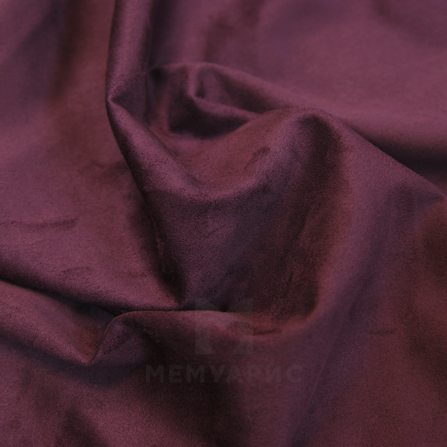 Замша двусторонняя, отрез 35 х 50 см, цвет Слива