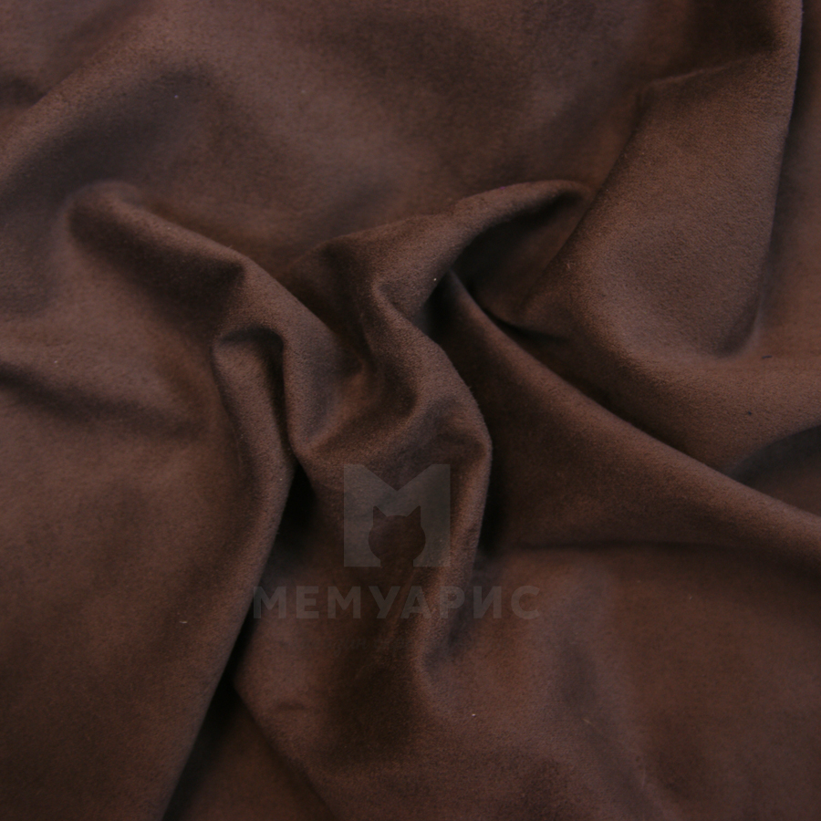 Замша двусторонняя, отрез 35 х 50 см, цвет Шоколад