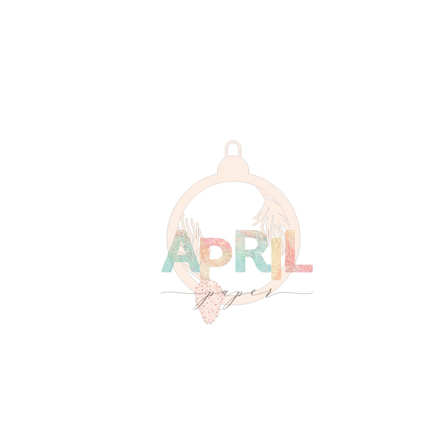 Чипборд шейкер APRIL paper "Зимний шар" Зимние каникулы