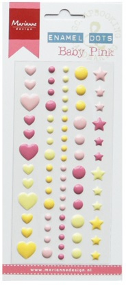 Эмальные фигурки (дотс) Marianne Designs "Baby Pink"