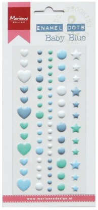 Эмальные фигурки (дотс) Marianne Designs "Baby Blue"