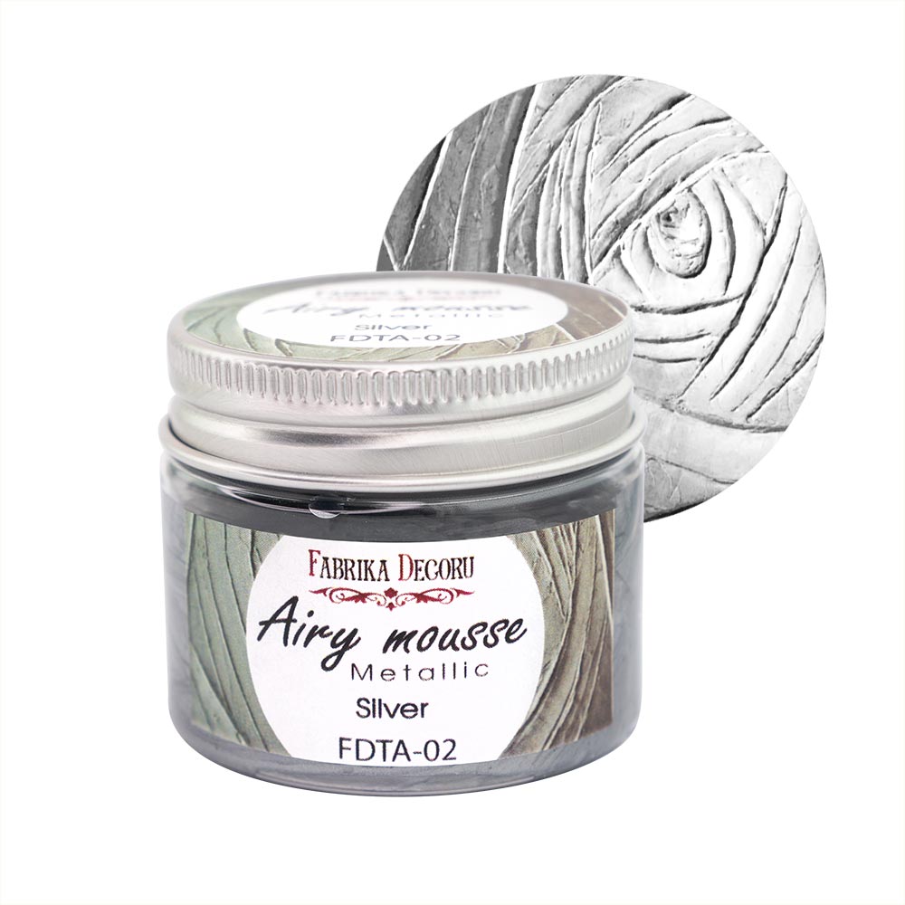 Мусс металлик Фабрика декору, цвет Серебро