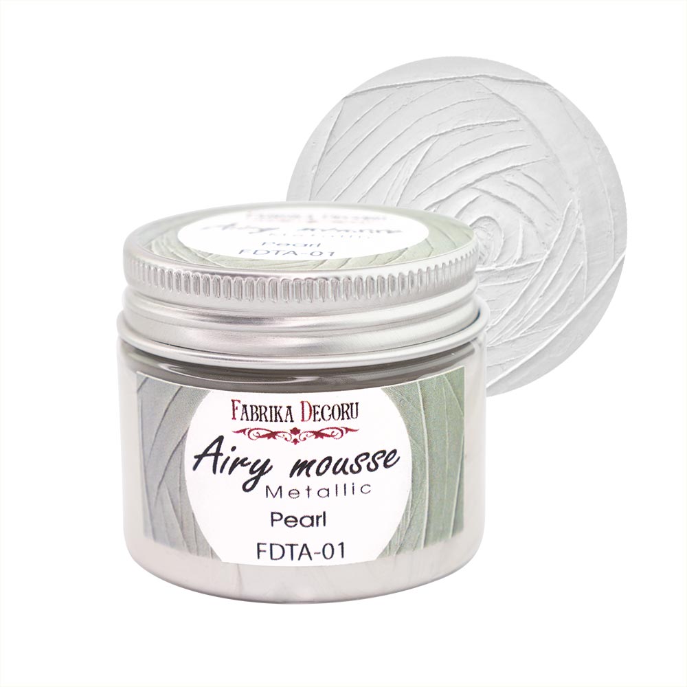 Мусс металлик Фабрика декору, цвет Жемчуг