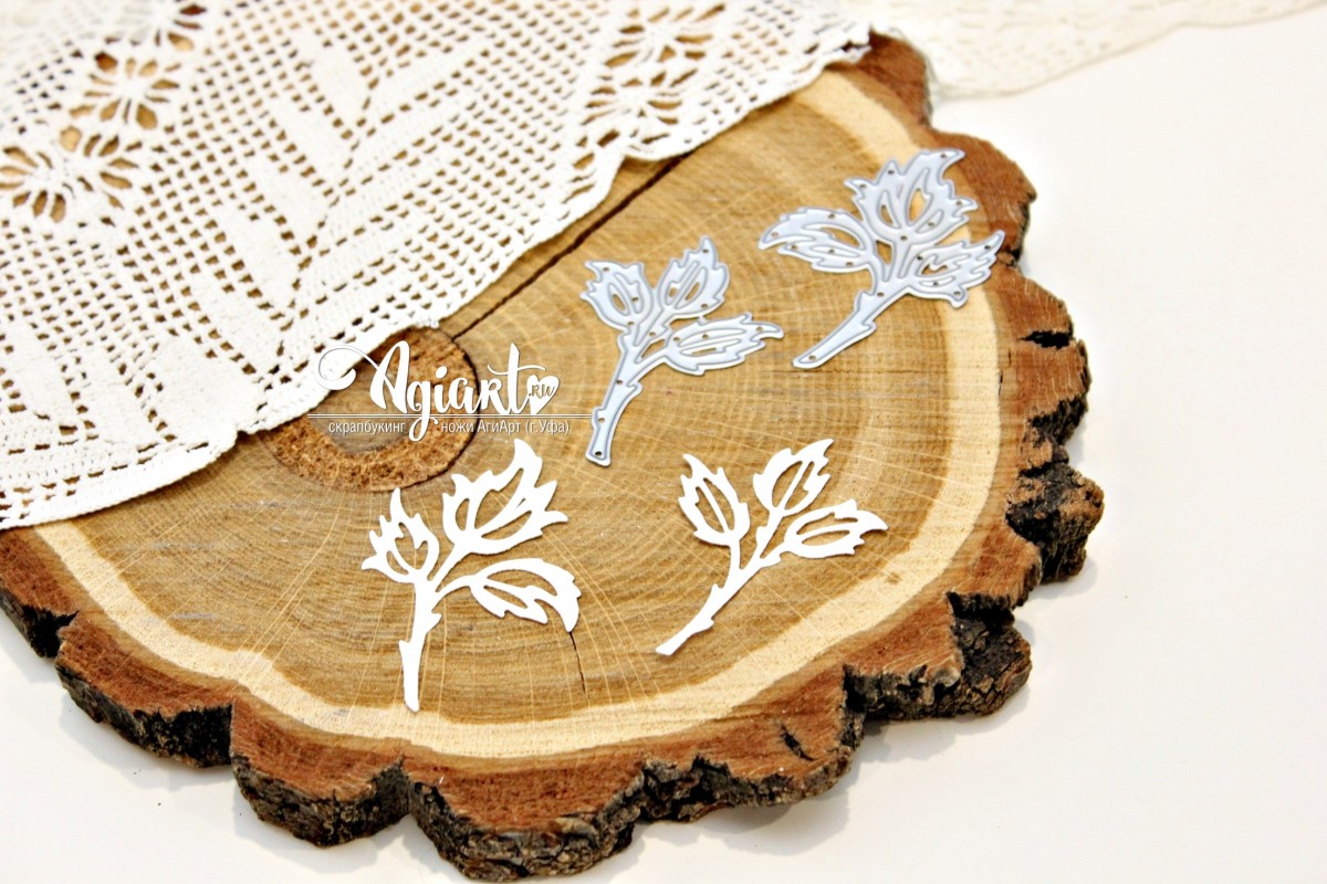 Нож для вырубки Agiart "Листья калины"