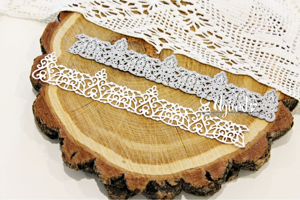 Нож для вырубки Agiart "Винтажное кружево"