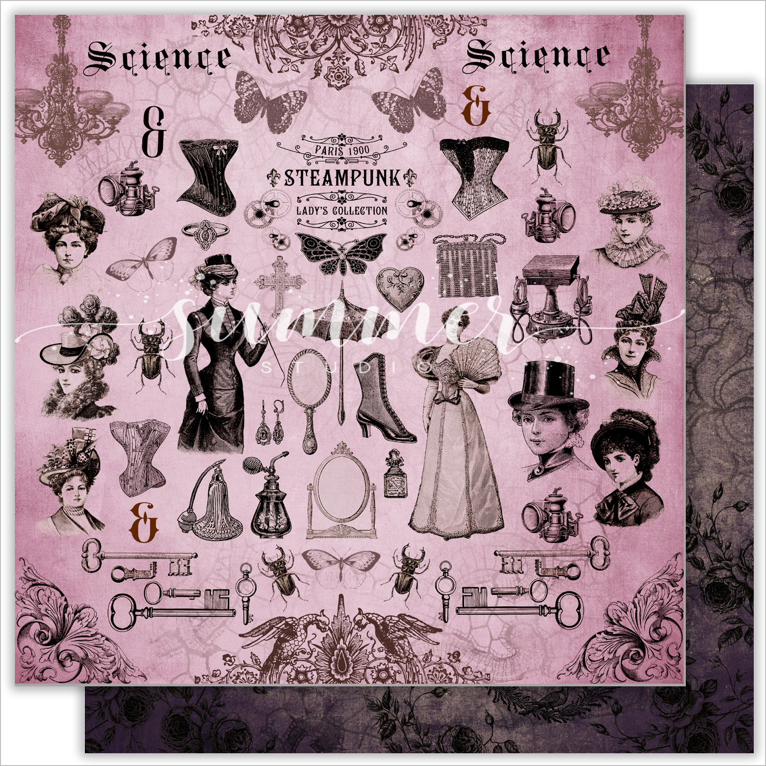 Бумага Summer studio "Dreamland", Steampunk (SMST45)
