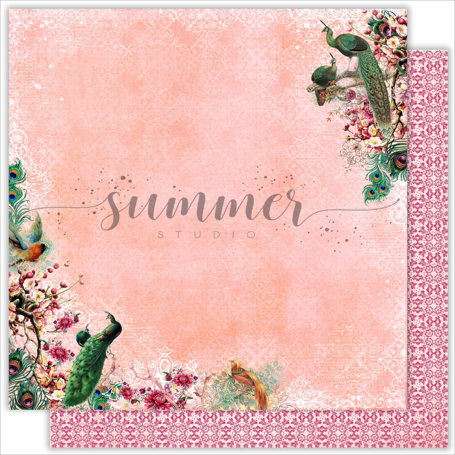 Бумага Summer studio "Bird of paradise", Paradise (SMST50)