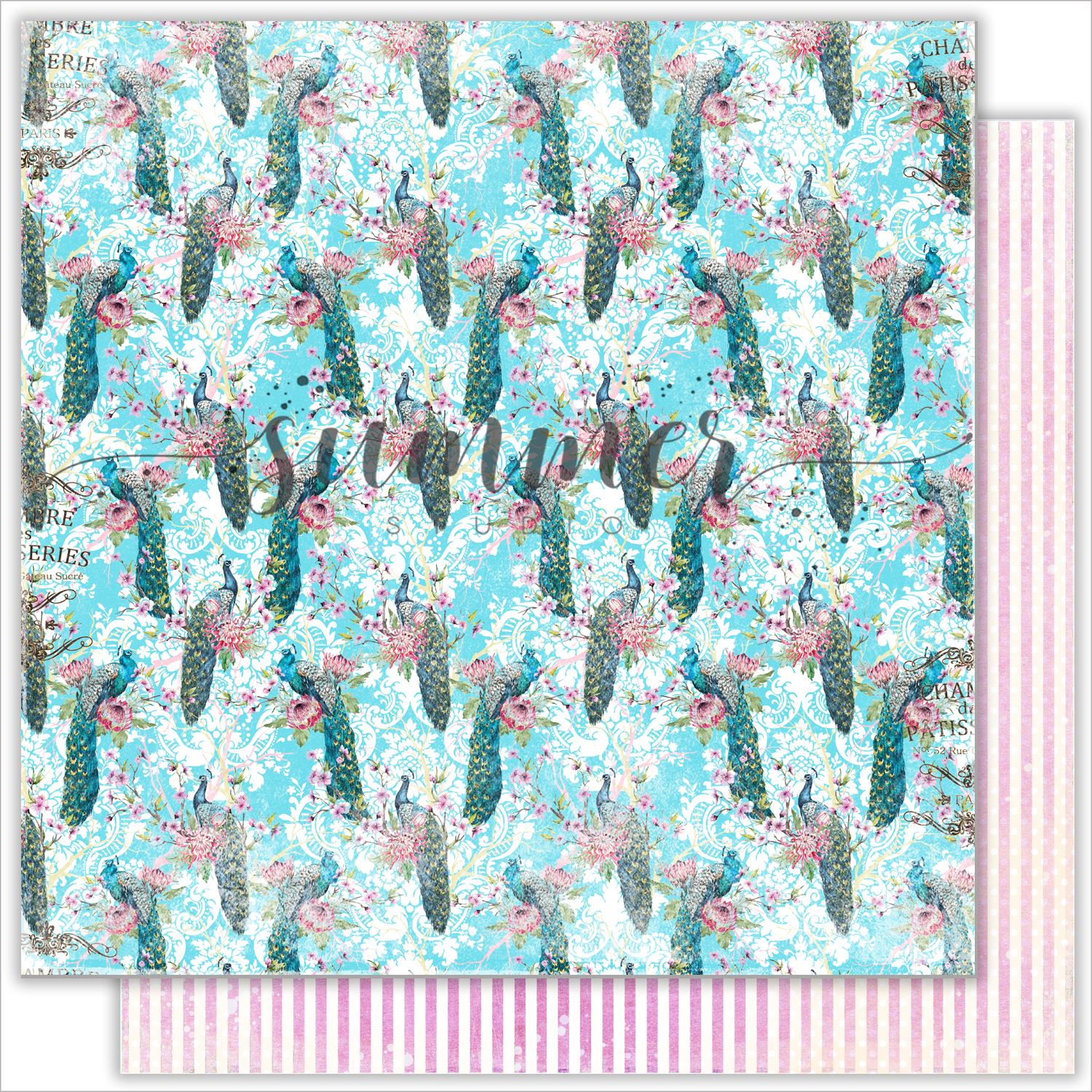 Бумага Summer studio "Bird of paradise", Birdsong (SMST51)