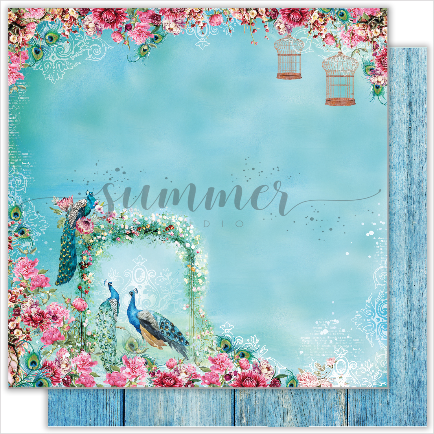 Бумага Summer studio "Bird of paradise", Heavenly place (SMST53)