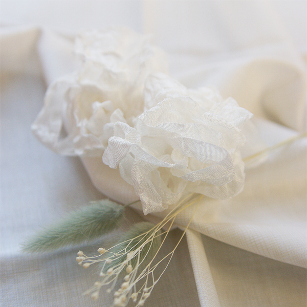 Шебби-лента 5 метров, цвет Молоко (01)