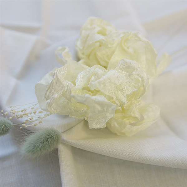 Шебби-лента 5 метров, цвет Кремовый (02)