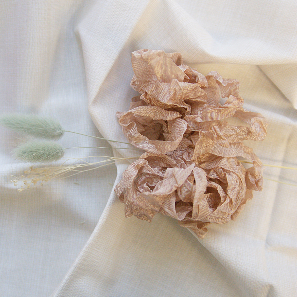 Шебби-лента 5 метров, цвет Бежевая роза (11)