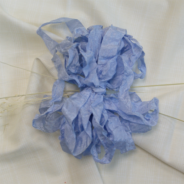 Шебби-лента 5 метров, цвет Голубое кружево(26)