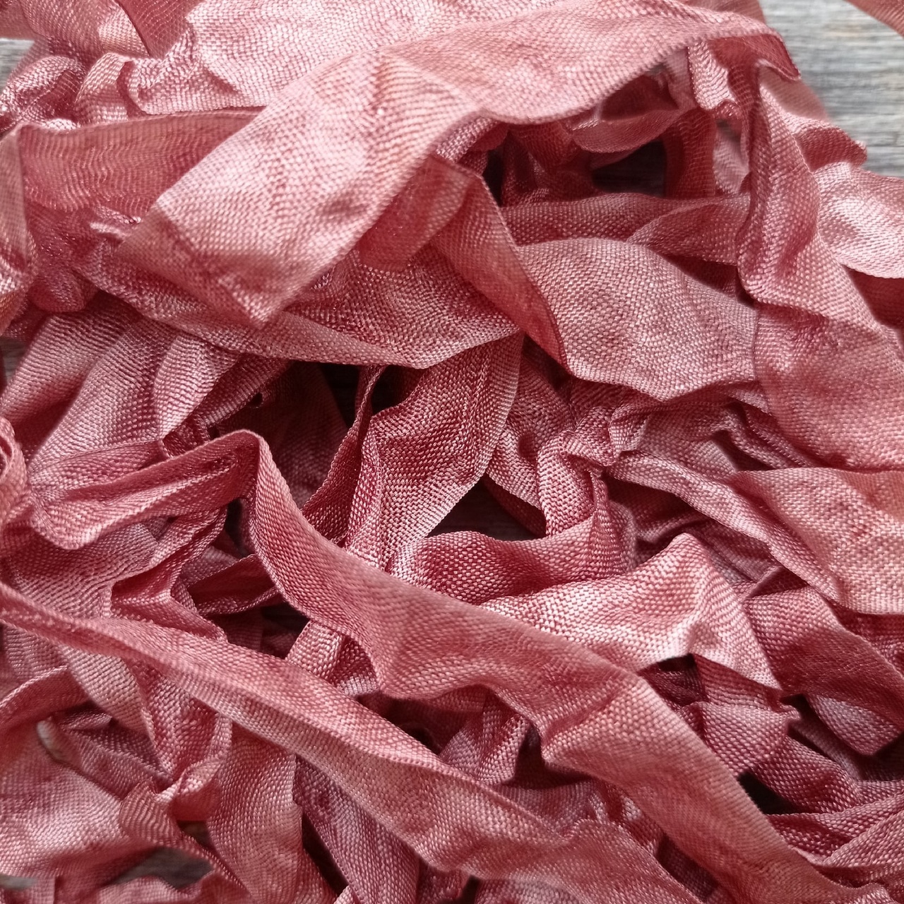 Шебби-лента Марсала