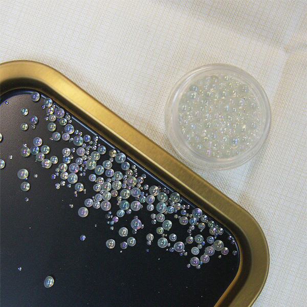 Мини-шарики для шейкера, цвет прозрачный радужный