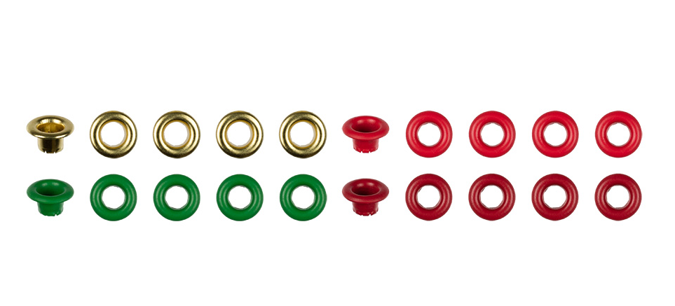 Набор люверсов MrPainter рождественский микс (4 цвета)