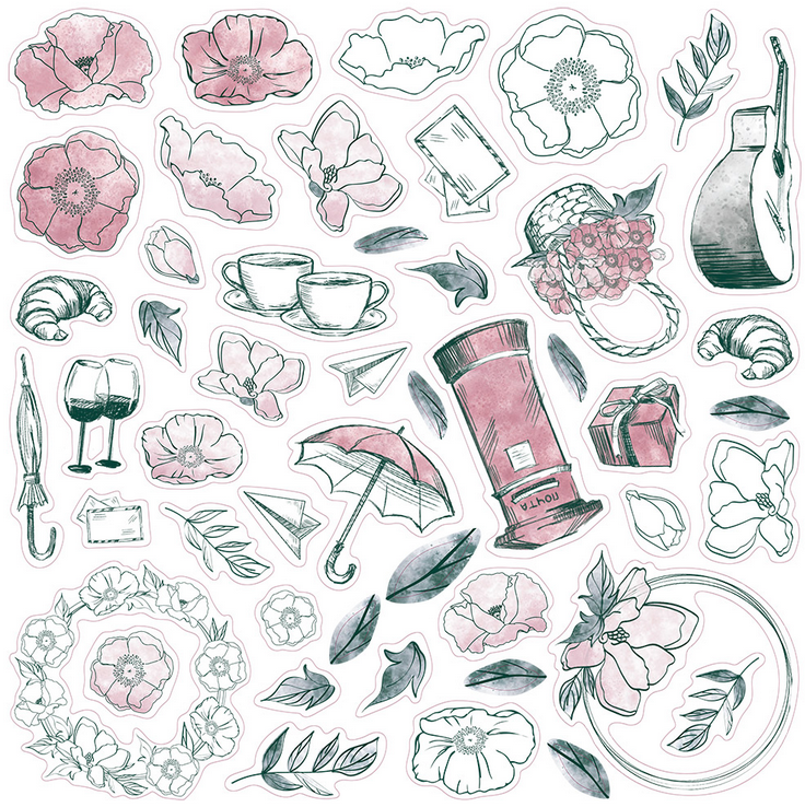 Набор картонной вырубки MrPainter "Однажды..."