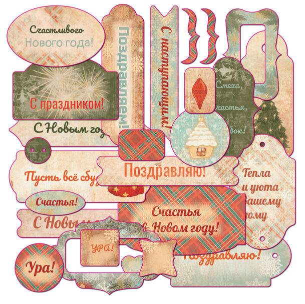 Набор вырубки-карточки MrPainter "Зайкина ёлка"