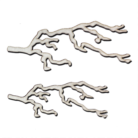 Чипборд "Ветка (сакура) №1