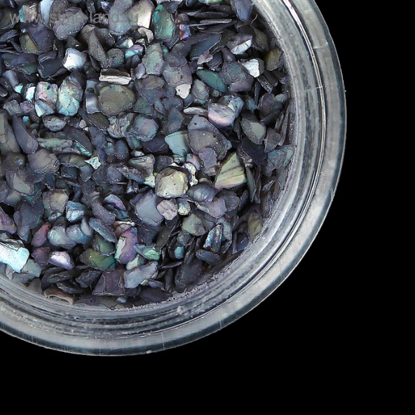 Камешки декоративные , цвет черный