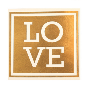 Наклейка‒переводка с фольгированиемя Артузор «LOVE»