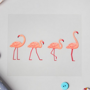 Термонаклейка для декорирования Артузор "Фламинго"