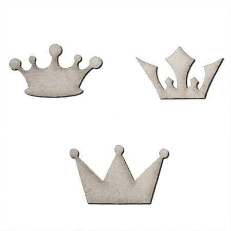 Чипборд "Короны маленькие"