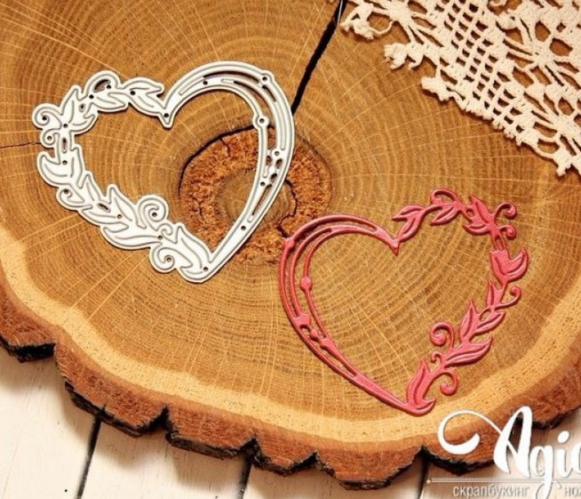 Нож для вырубки Agiart "Любящее сердце"