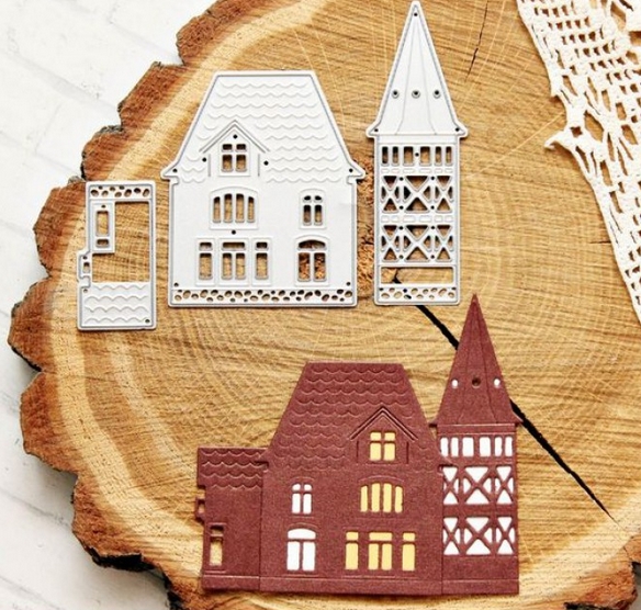 Нож для вырубки Agiart "Европейский дом"