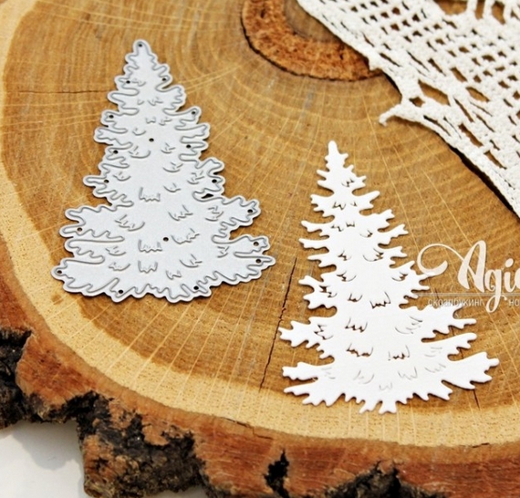 Нож для вырубки Agiart "Елочка пушистая"