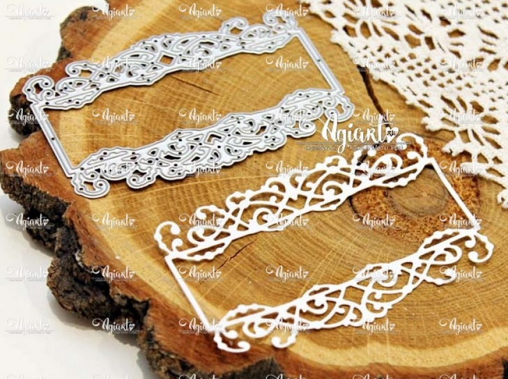 Нож для вырубки Agiart "Рамка "Элегантность №1"