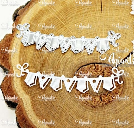 Нож для вырубки Agiart "Флажки"