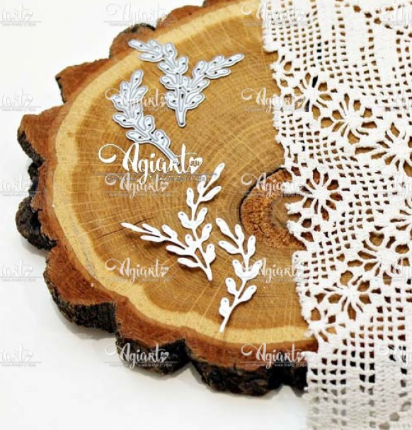 Нож для вырубки Agiart "Веточки Барбариса"