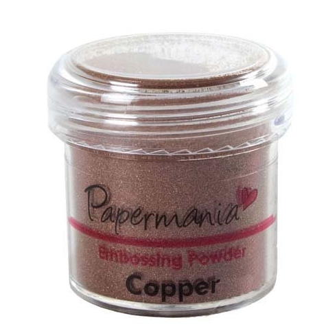 Пудра для эмбоссинга Papermania. Цвет медный