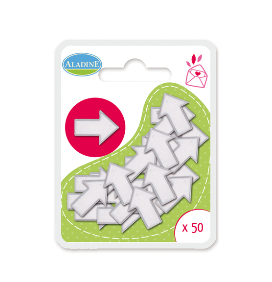 Брадс "Стрелки". Цвет белый.