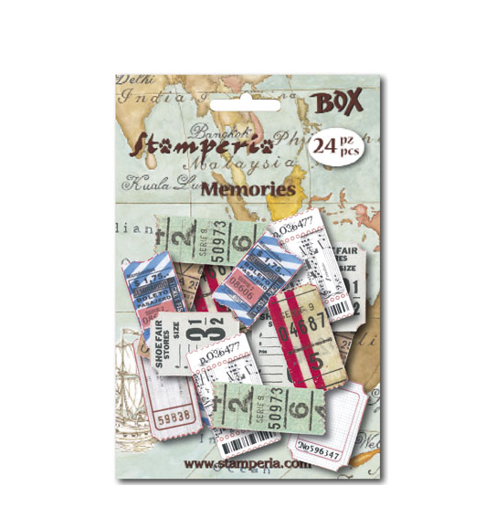 Набор высечек Stamperia "Билетики"
