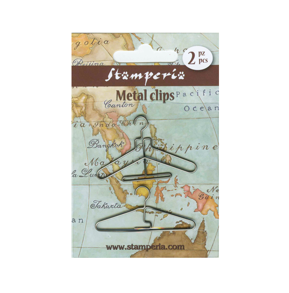 Набор декоративных вешалок-клипс Stamperia